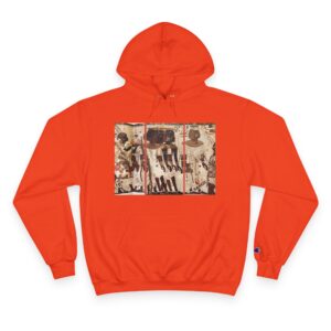 Vintage Collage Champion Hoodie  Nahesi Art Pullover
