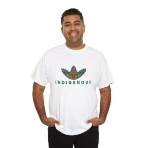 Green Indigenous Logo T-Shirt — Native Heritage Graphic Tee