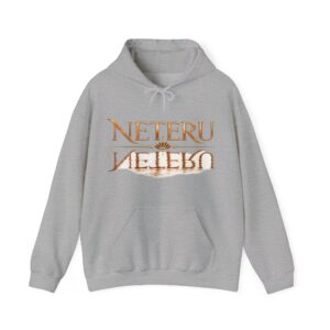 Neteru Reflective Logo Hoodie — Egyptian-Inspired Mythic Design