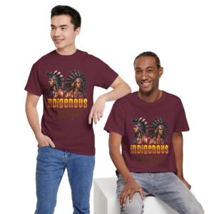 Indigenous Pride Tee — Native Man Heritage Graphic T-Shirt