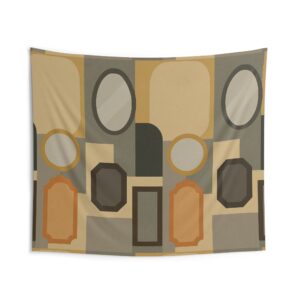 Geometric Modern Mirror Indoor Wall Tapestry