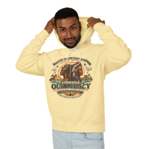 Heritage Hoodie – "Rooted in Ancient Wisdom" Native Legacy Sweatshirt