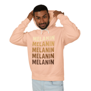 Melanin Magic Hoodie — Gradient Skin Tone Graphic Lightweight Hoodie