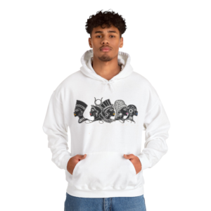 Royal Crowns Profile Line Art Hoodie