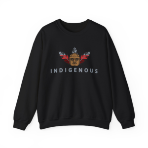 Indigenous Feather Art Crewneck Sweatshirt