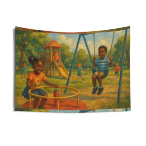 Playground Joy Indoor Wall Tapestry