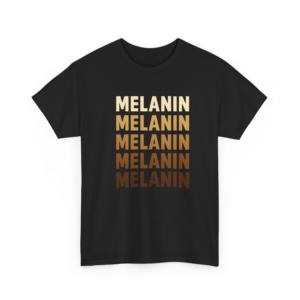 Melanin Gradient Tee — Stacked Melanin Pride T-Shirt