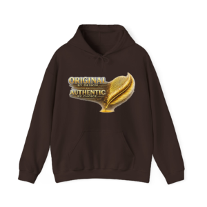Authentic Original Gold Feather Hoodie — "Original by Design, Authentic by Choice"