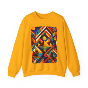 Geometric Sunset Crewneck Sweatshirt